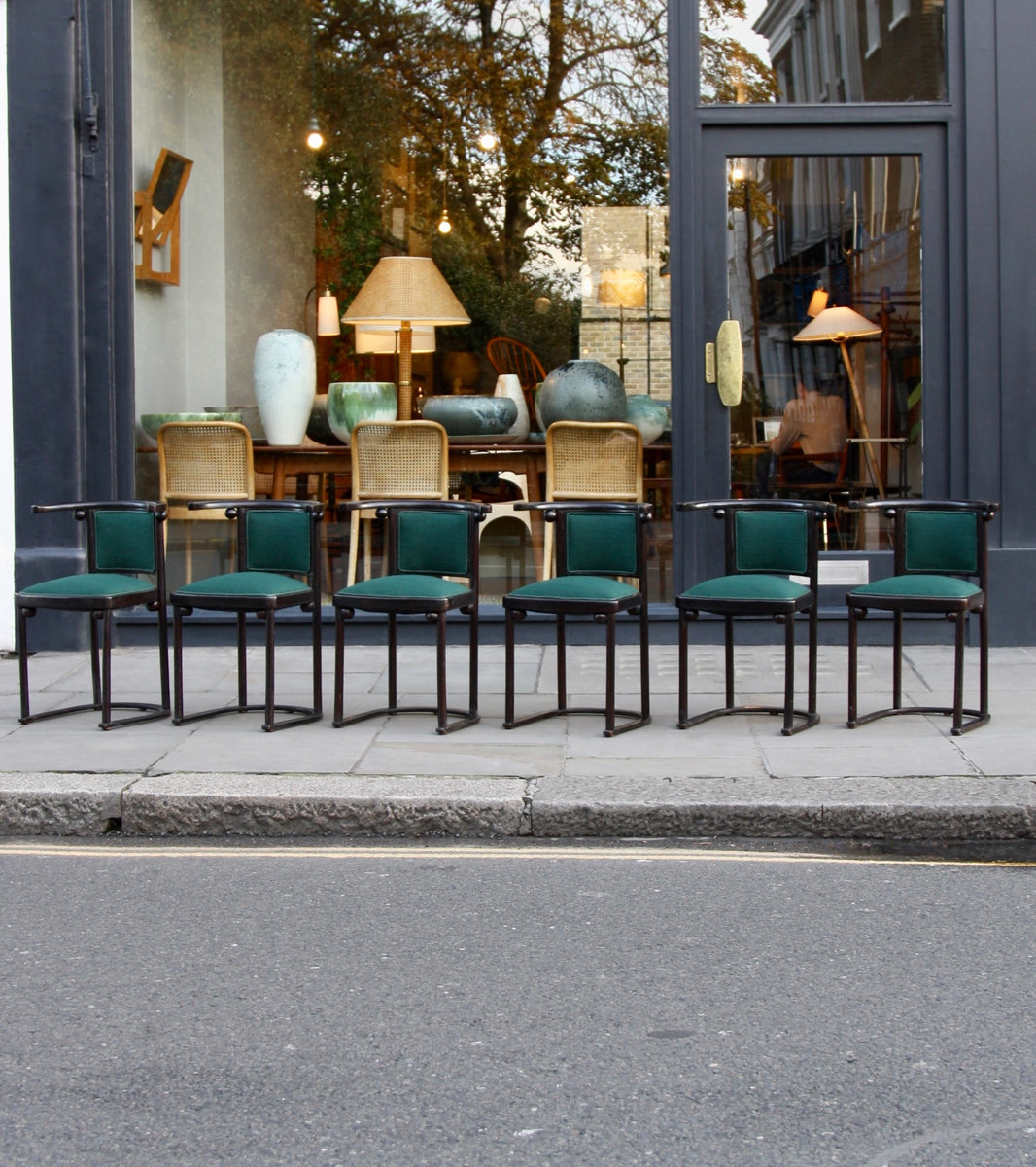 Set of Six &quot;Fledermaus&quot; Chairs Josef Hoffmann - Image 13