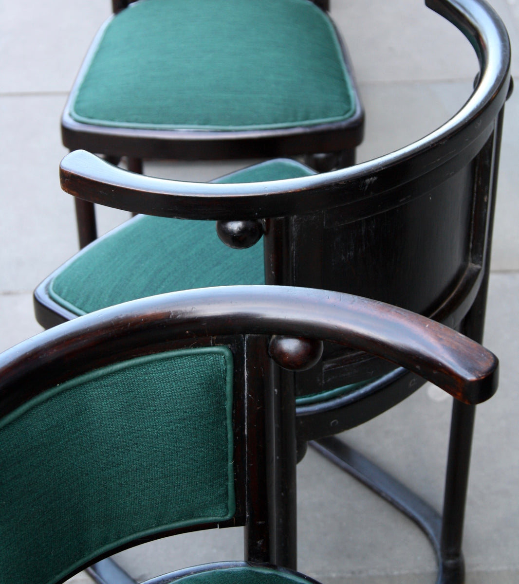 Set of Six &quot;Fledermaus&quot; Chairs Josef Hoffmann - Image 6