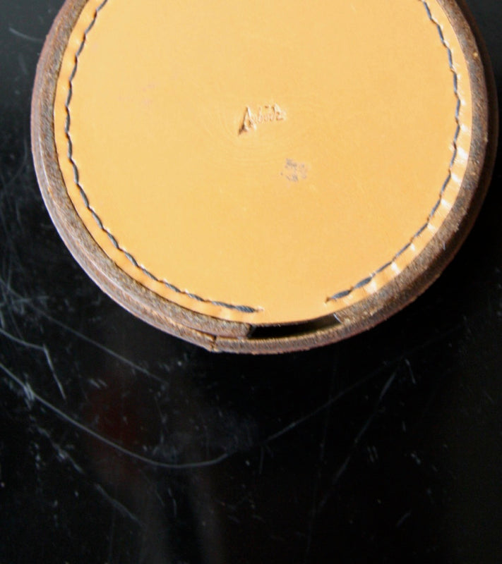 Set of Six Horn Coasters and Leather Case Carl Auböck - Image 10