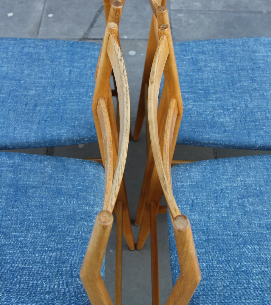 Set of Six Leggera Dining Chairs Giò Ponti - Image 4