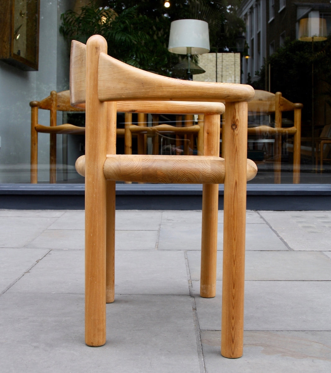 Set of Six Pine Carver Chairs Rainer Daumiller - Image 10
