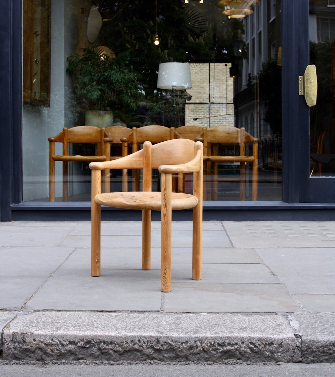 Set of Six Pine Carver Chairs Rainer Daumiller - Image 11