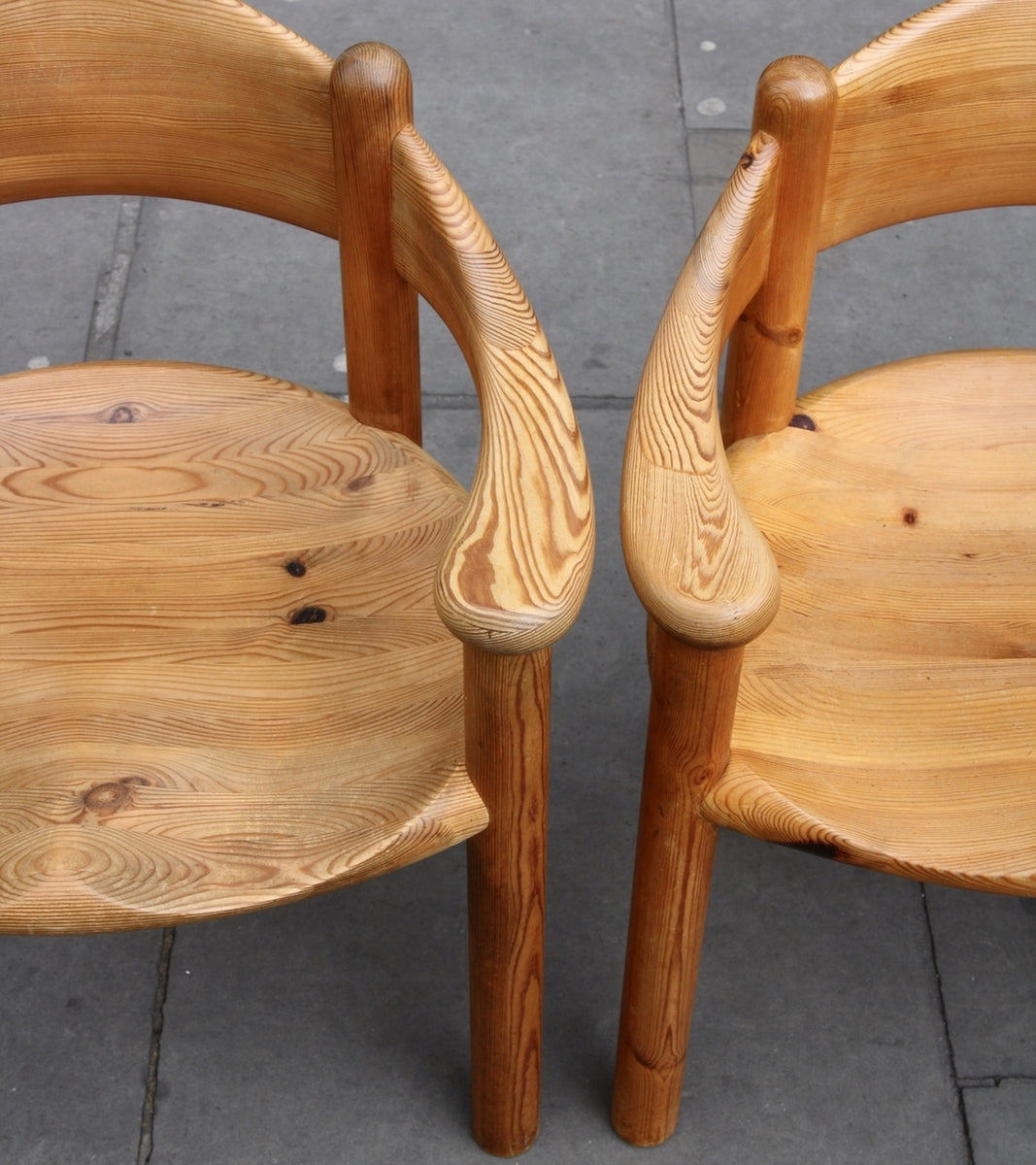 Set of Six Pine Carver Chairs Rainer Daumiller - Image 6