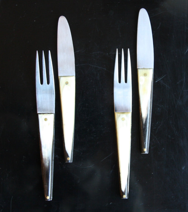 Set of Two Forks & Knives #1 Carl Auböck - Image 1