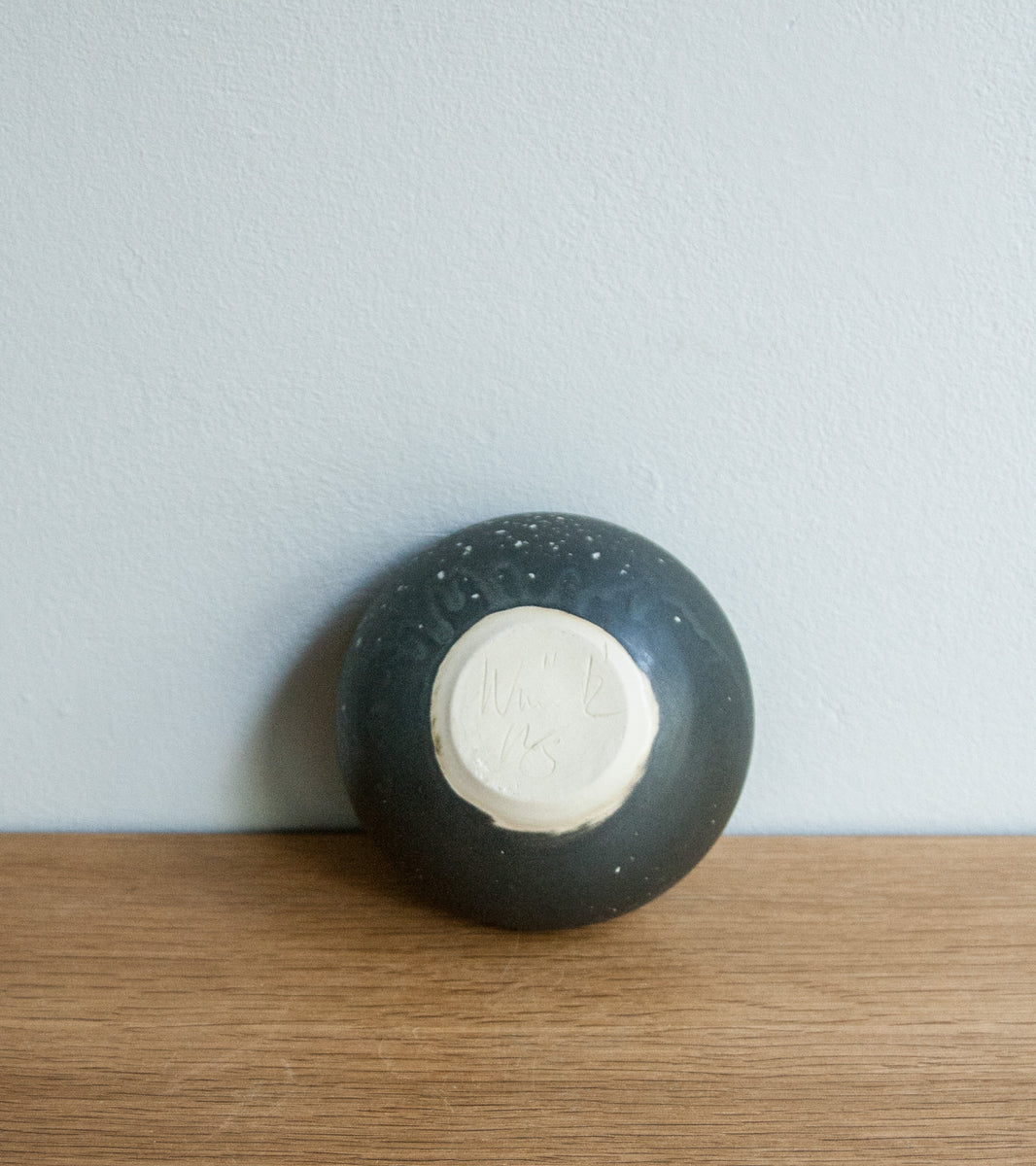 Small Bowl 7Black and White Glaze Kasper Würtz - Image 4
