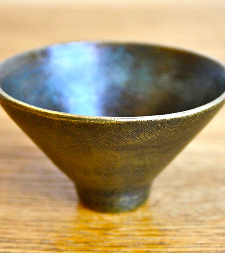 Round Topped Small Brass BowlCarl Auböck - Image 2