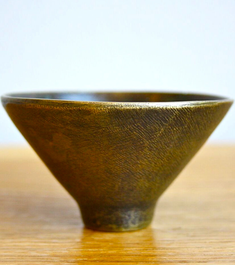 Metal Small Brass Bowl by Austrian Creative Carl Auböck - Image 3