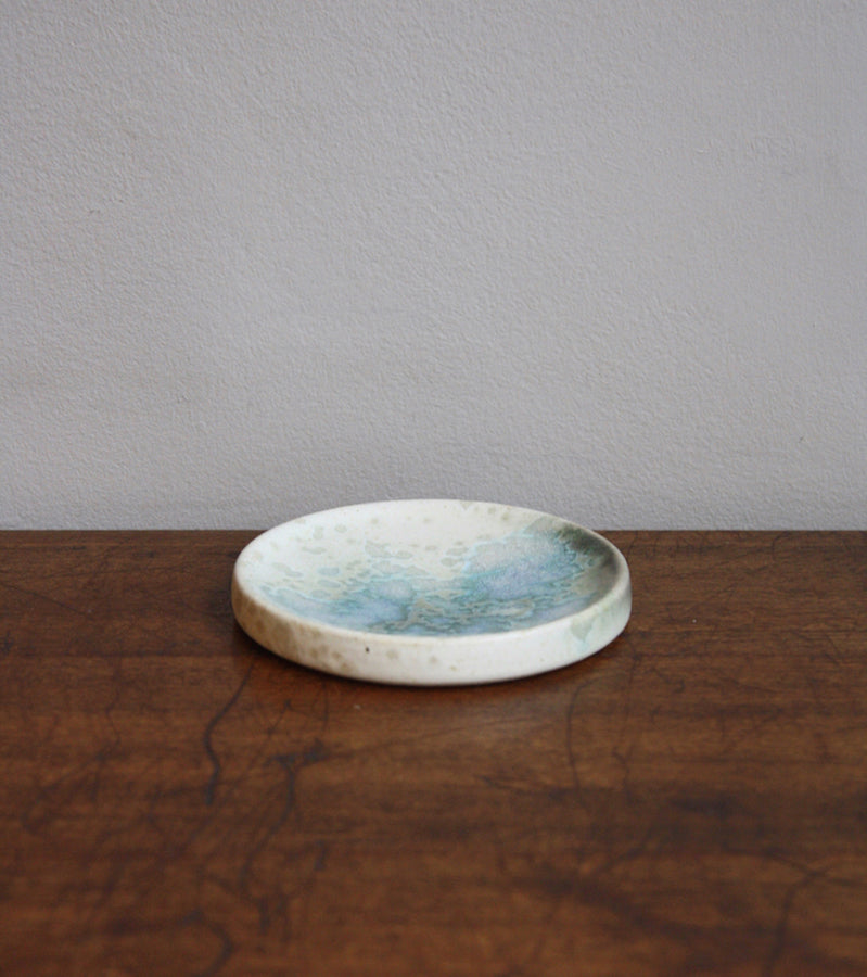 Small Rimmed Plate 2Turquoise Glaze Kasper Würtz - Image 4