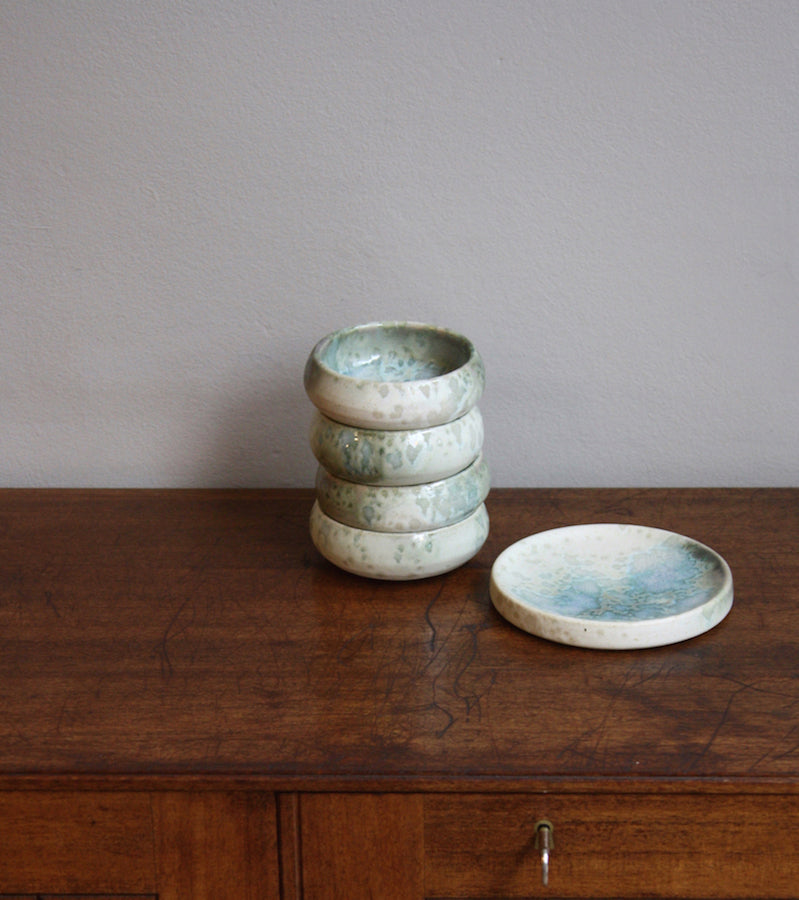 Small Rimmed Plate 2Turquoise Glaze Kasper Würtz - Image 5