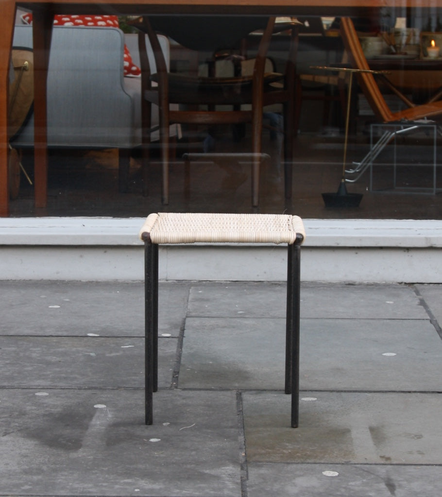 Square Wicker Side Table #1 Carl Auböck - Image 1
