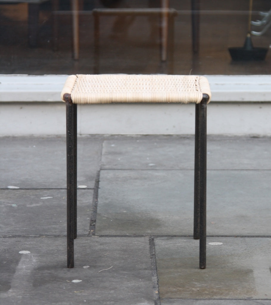 Square Wicker Side Table #1 Carl Auböck - Image 2
