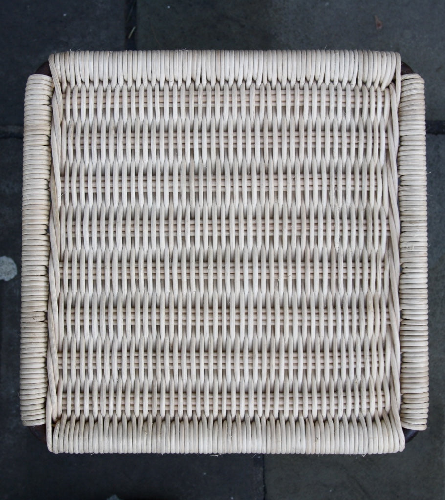 Square Wicker Side Table #1 Carl Auböck - Image 3