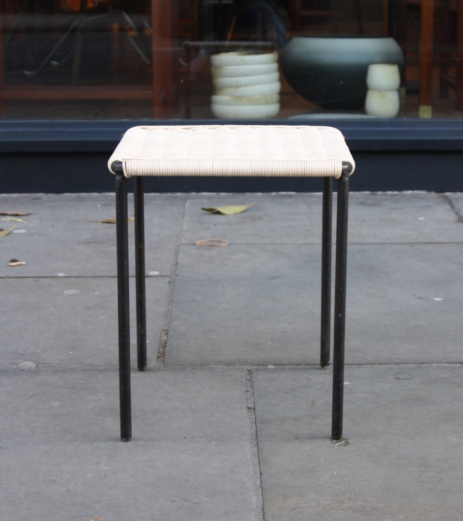 Square Wicker Side Table #2 Carl Auböck - Image 2