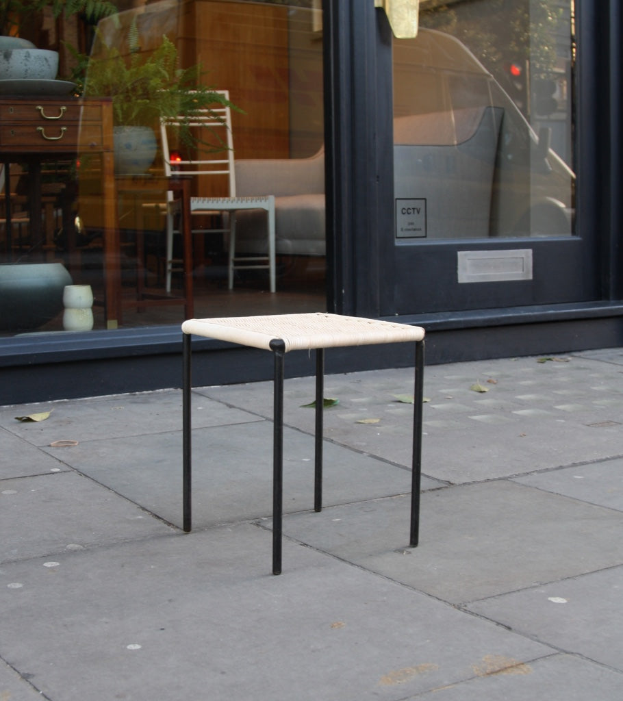 Square Wicker Side Table #2 Carl Auböck - Image 7