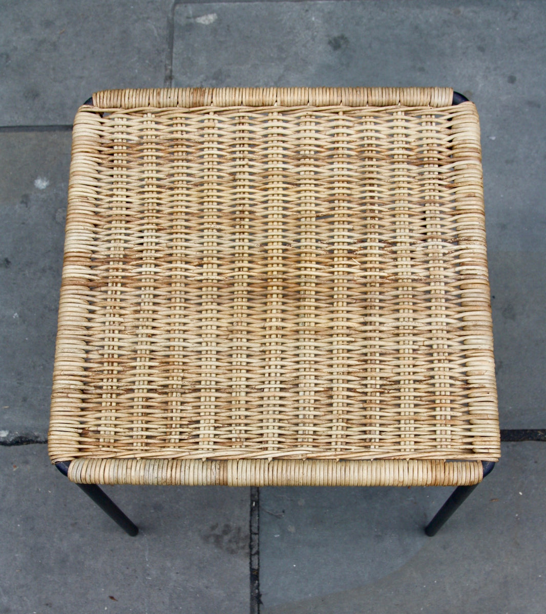 Square Wicker Table  Carl Auböck - Image 4