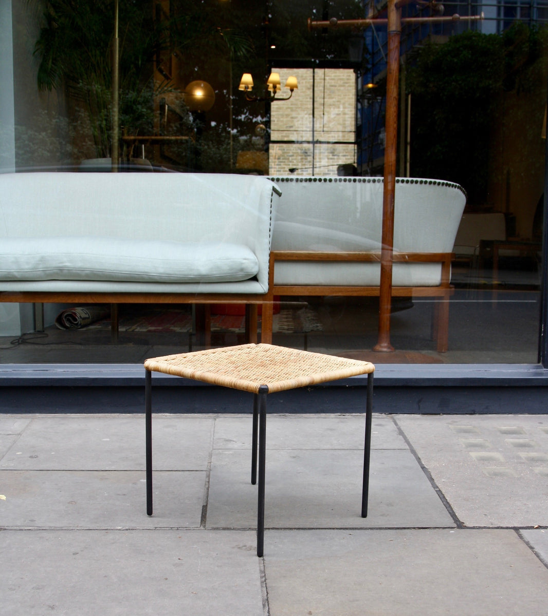 Square Wicker Table  Carl Auböck - Image 7