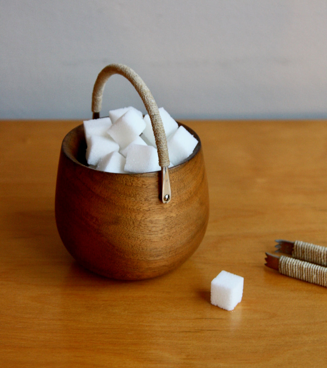 Sugar Pot & Tongs (sugar pot close-up), Carl Auböck 