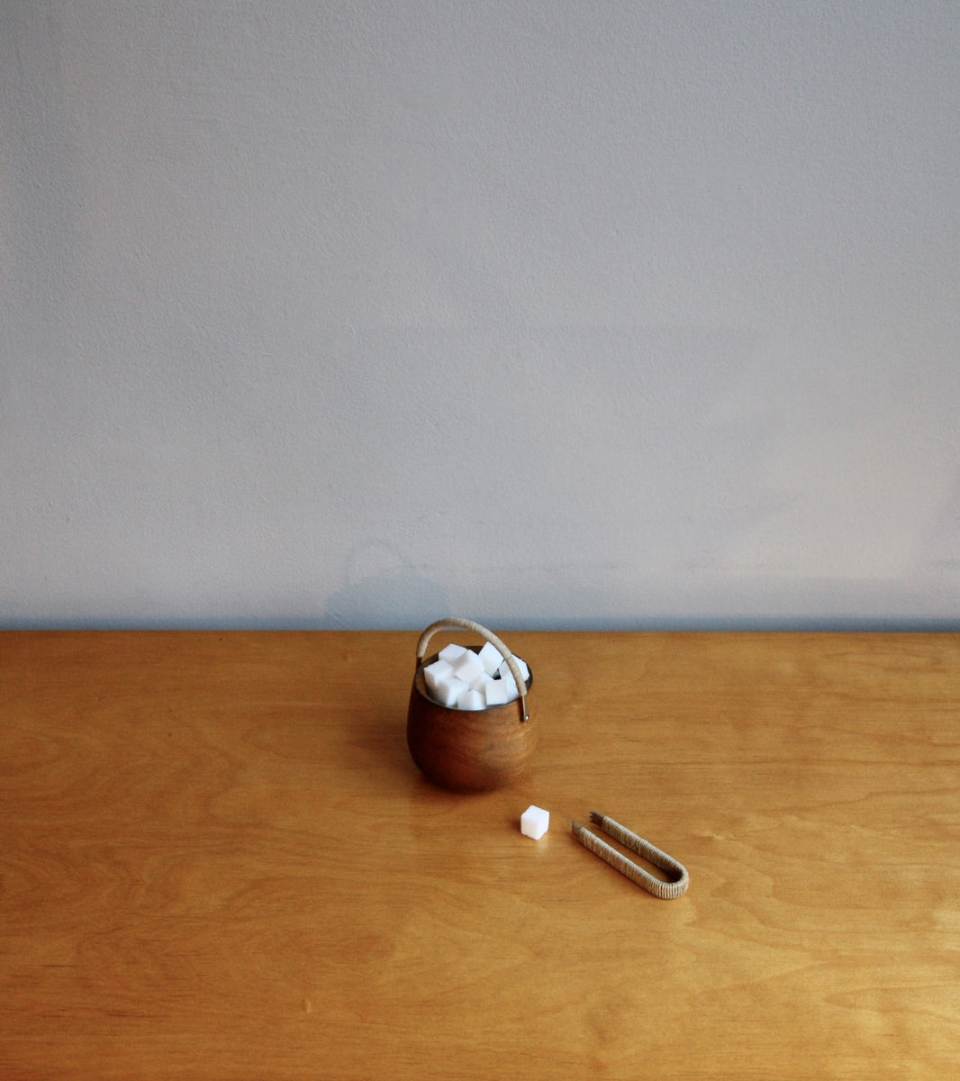 Sugar Pot & Tongs (zoomed out view), European Modernism, Carl Auböck II