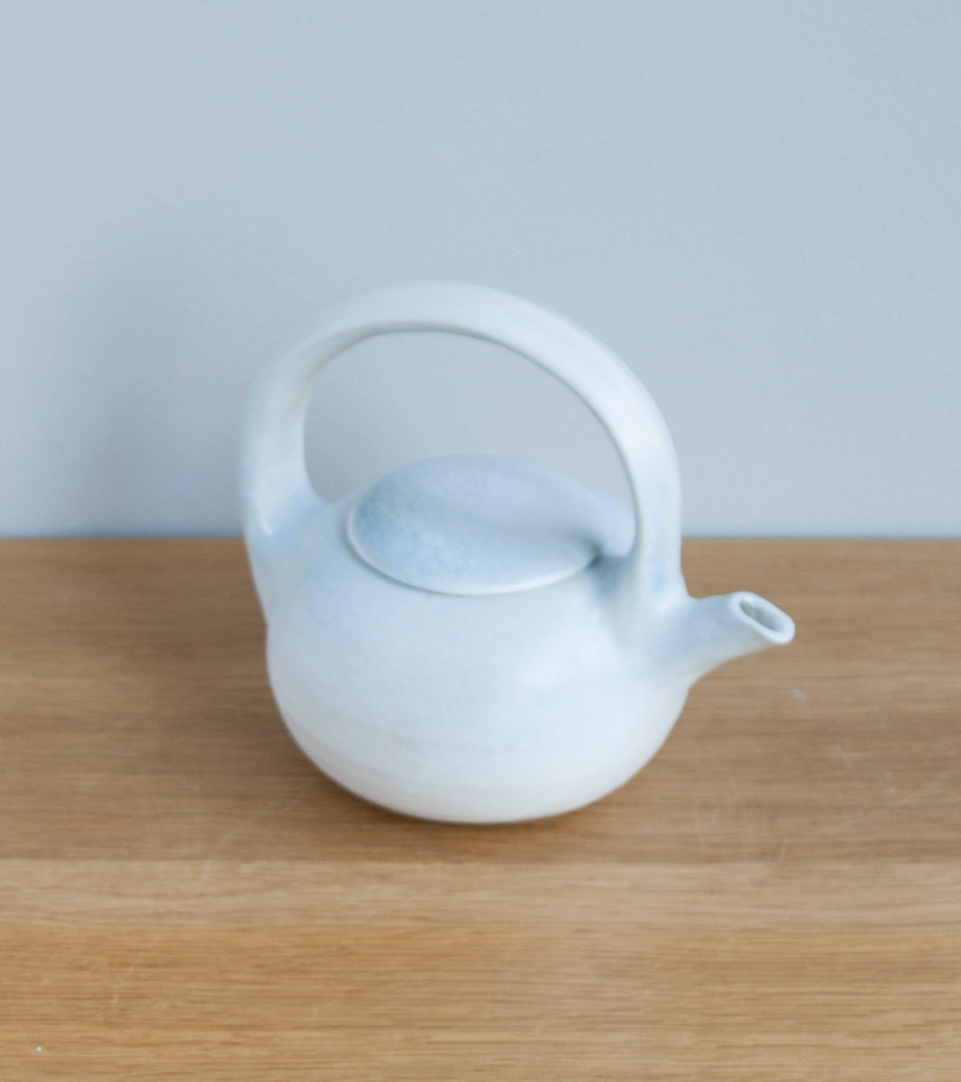 Tea Pot #4 White & Blue Glaze Kasper Würtz - Image 5