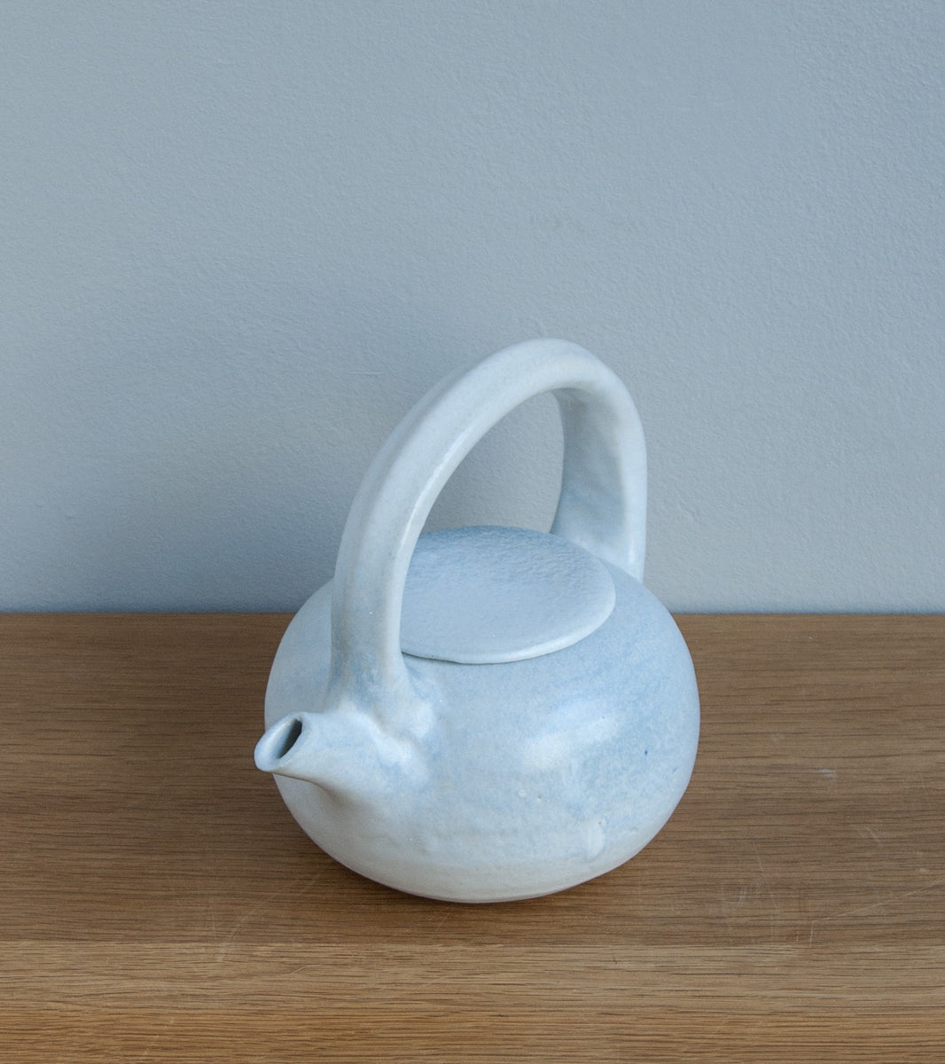 Tea Pot #4 White & Blue Glaze Kasper Würtz - Image 8