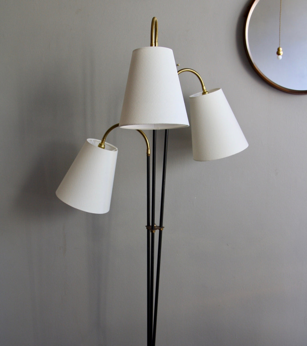 Three Armed Floor Light Denmark, C. 1955 - Image 4