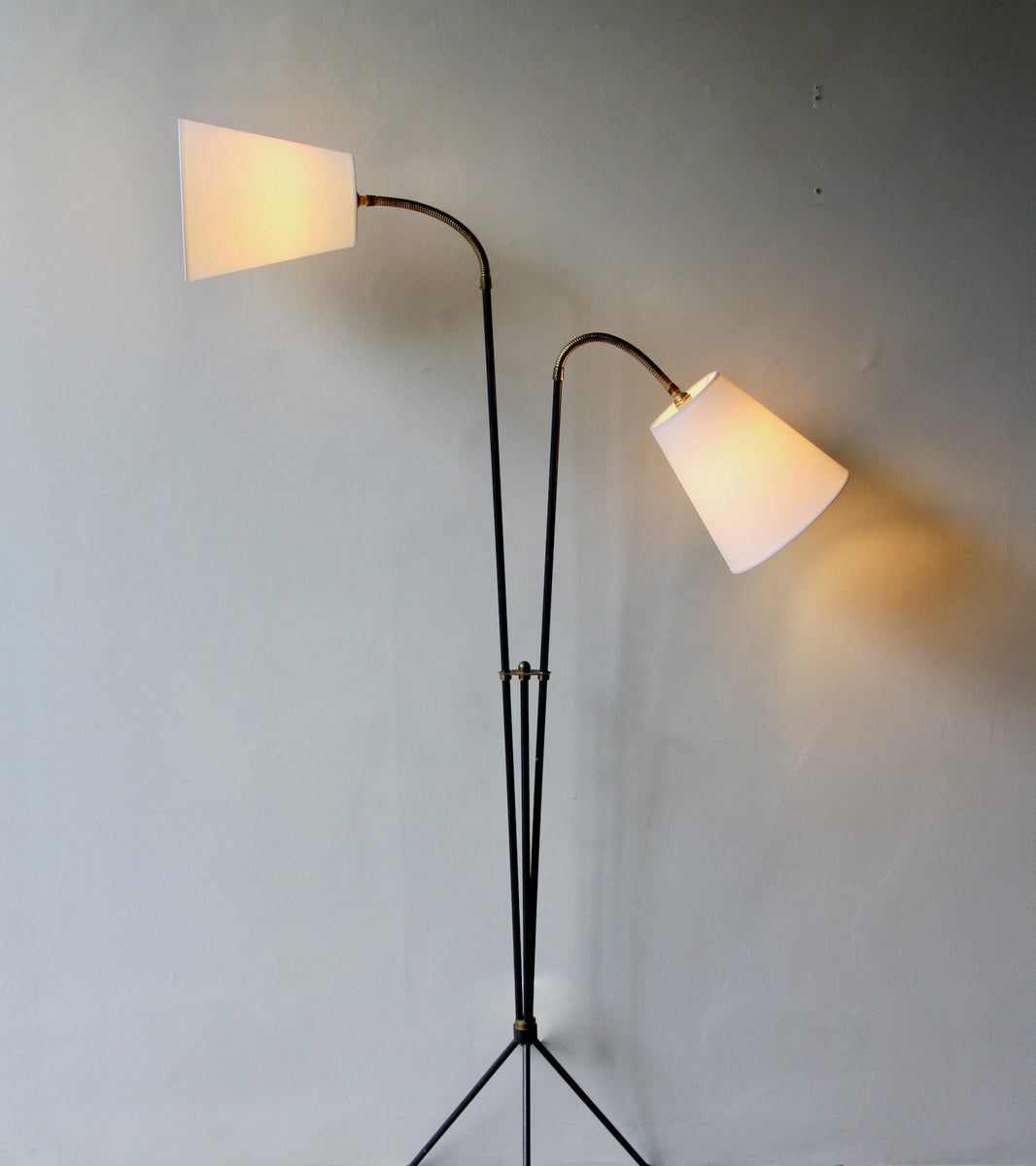Two Armed Floor Light #8 Denmark, C. 1955 - Image 1