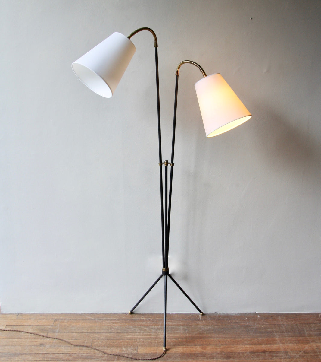 Two Armed Floor Light #8 Denmark, C. 1955 - Image 3