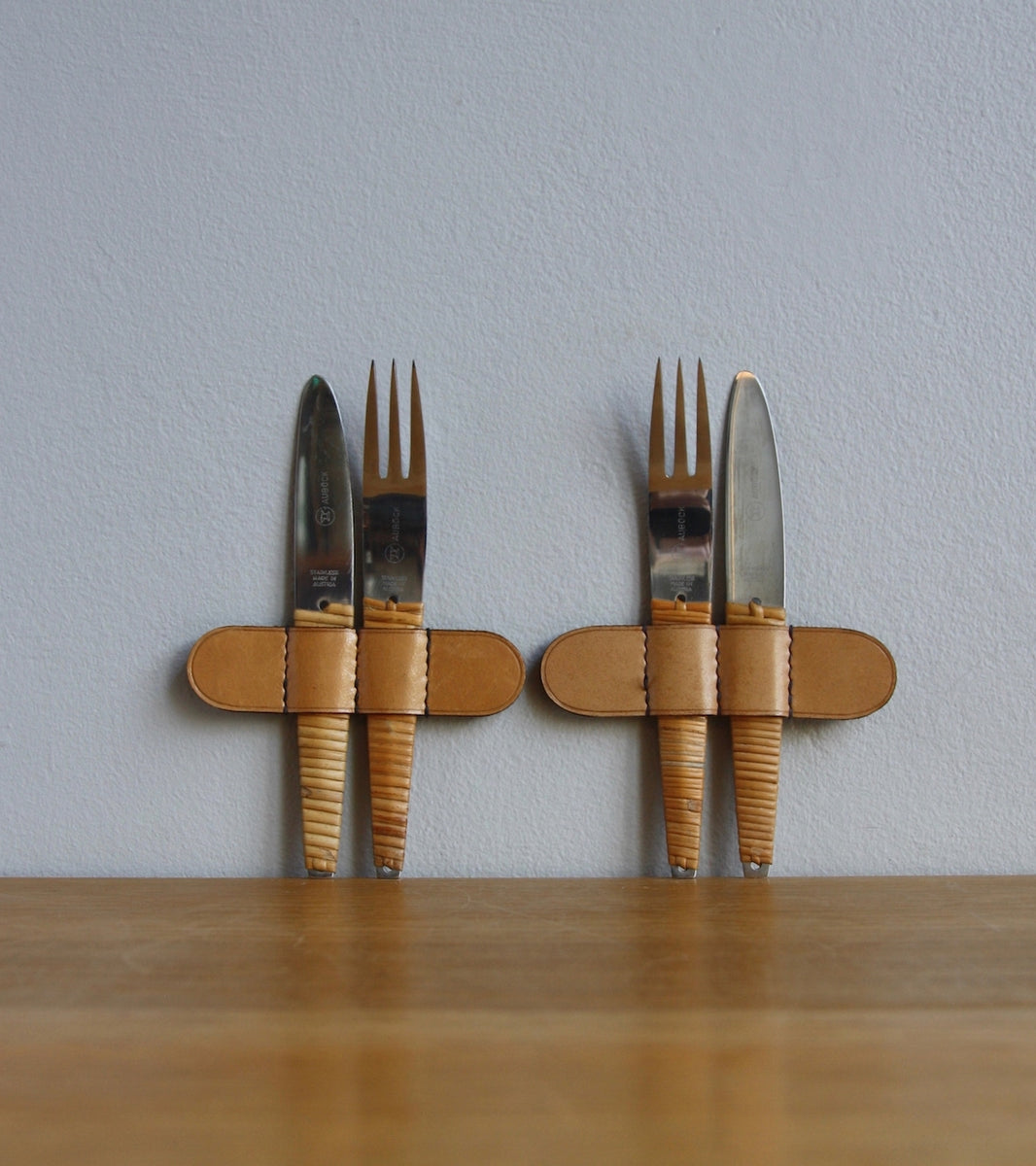 20th Century Set of Two Knives & Forks, Carl Auböck