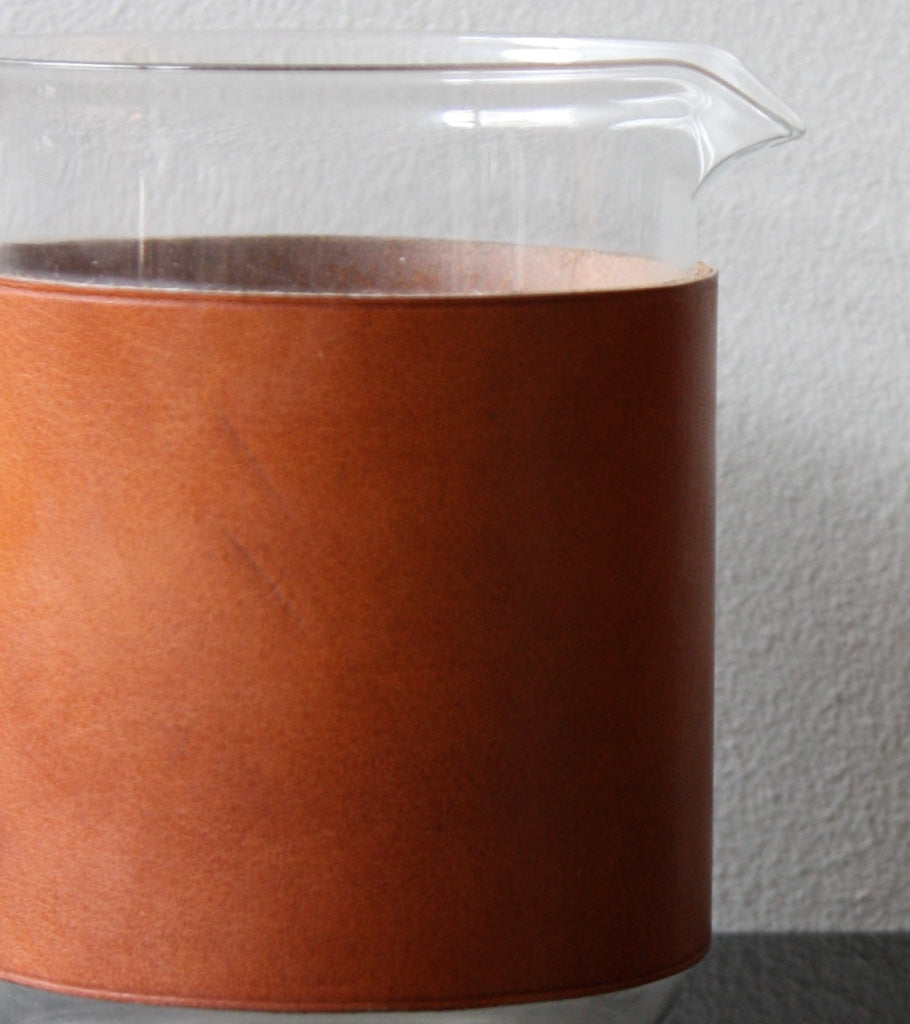 Leather Strapped Pitcher Carl Auböck - Image 3
