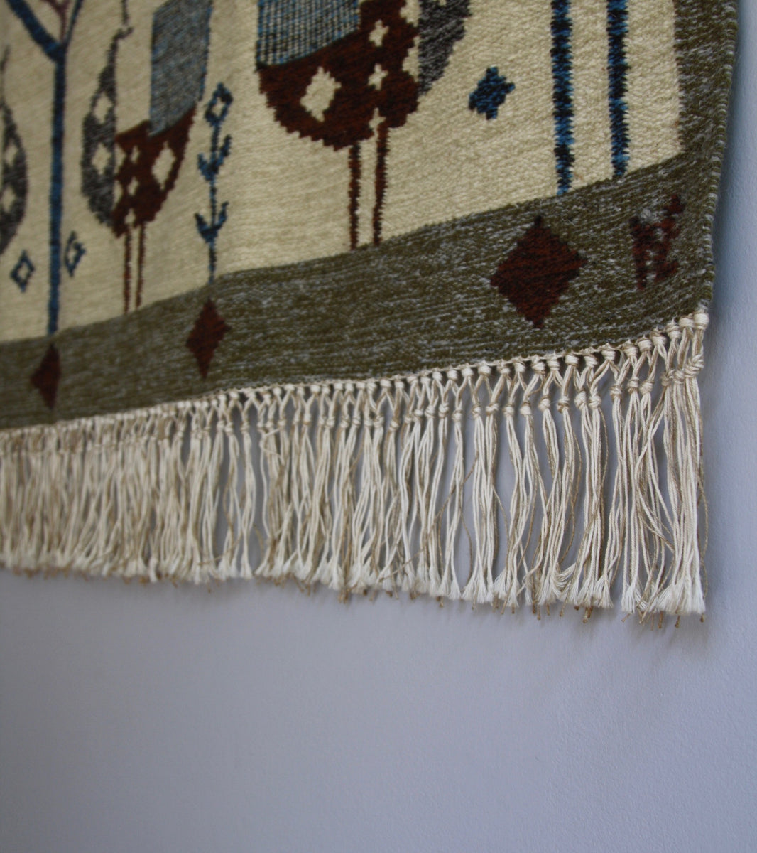 made in the 1950s made by hand quality made signed textile 