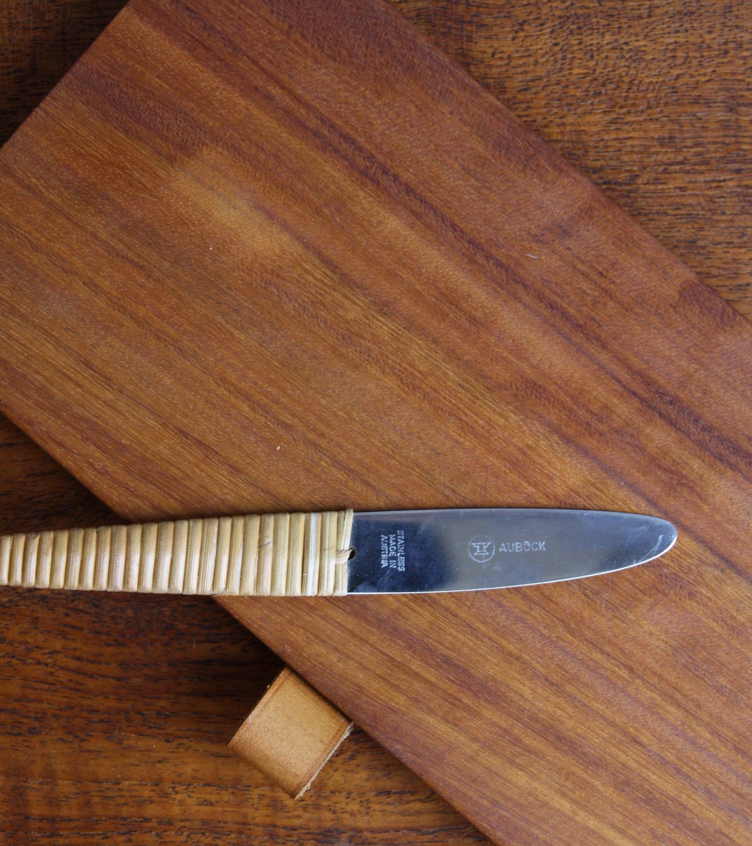 Walnut Cutting Board & Knife Carl Auböck - Image 4