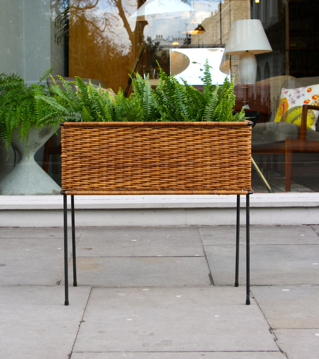 Wicker Planter  Carl Auböck Wicker Planter  - Image 1