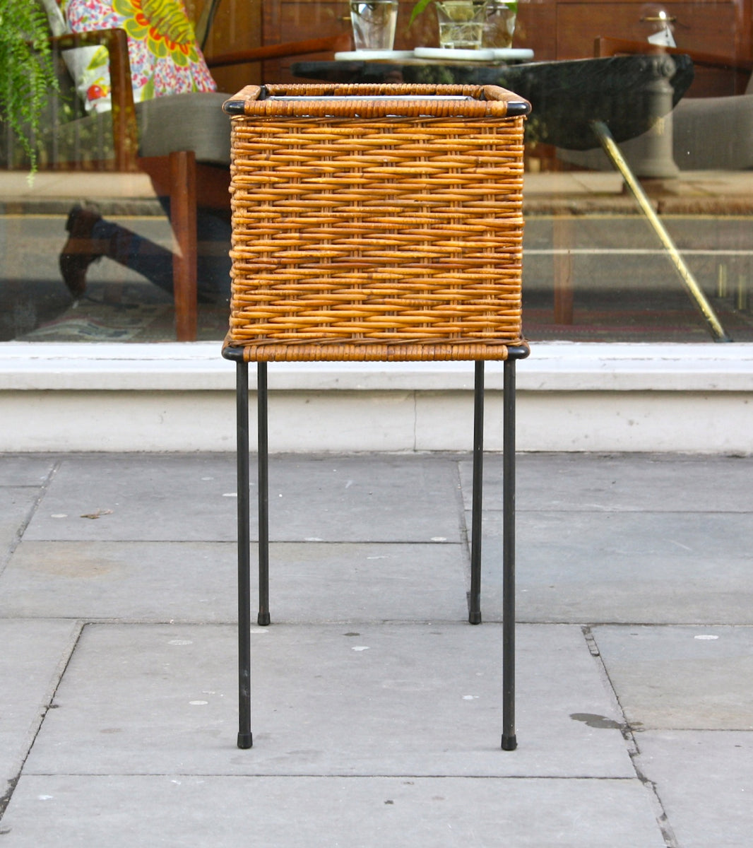 Wicker Planter  Carl Auböck Wicker Planter  - Image 4
