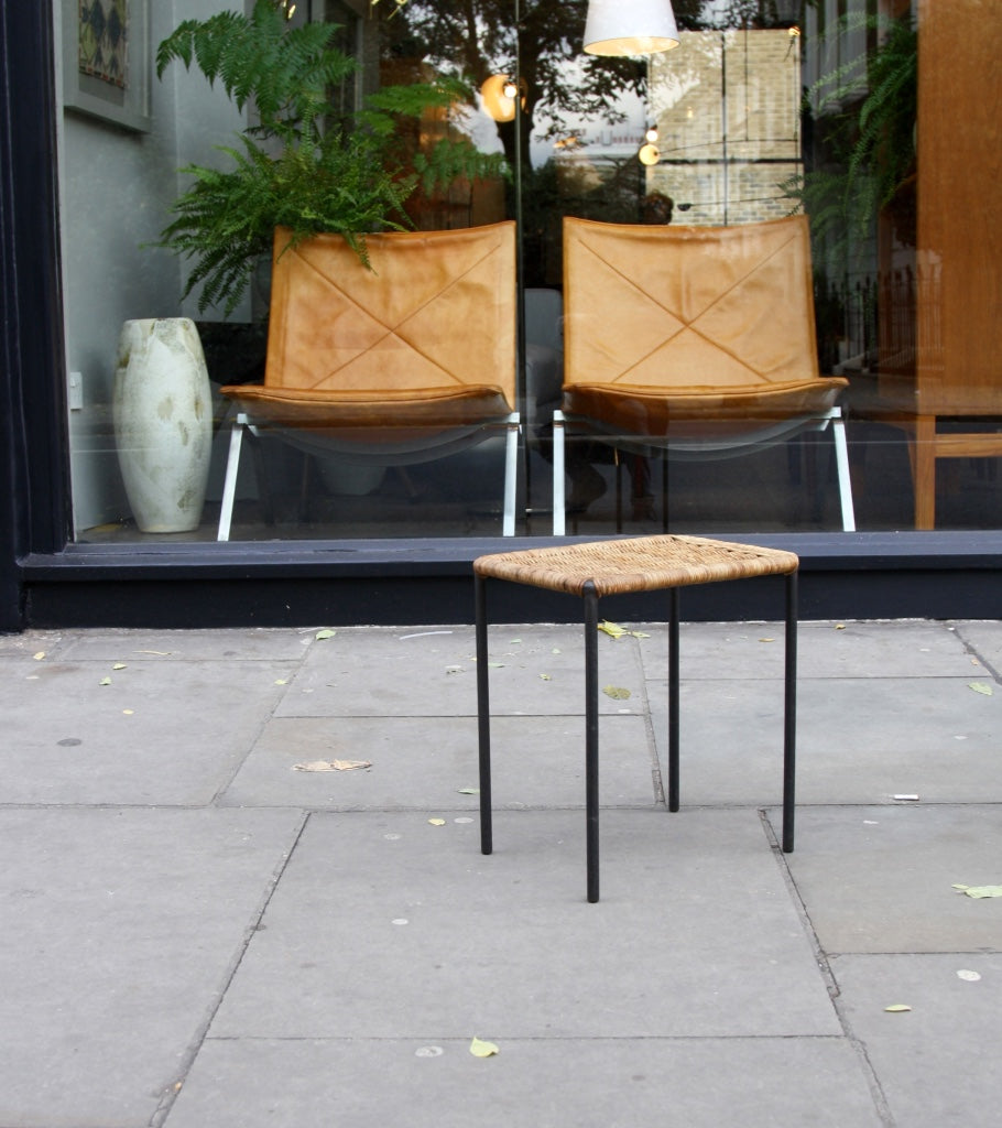 Wicker Top Side Table Carl Auböck - Image 2