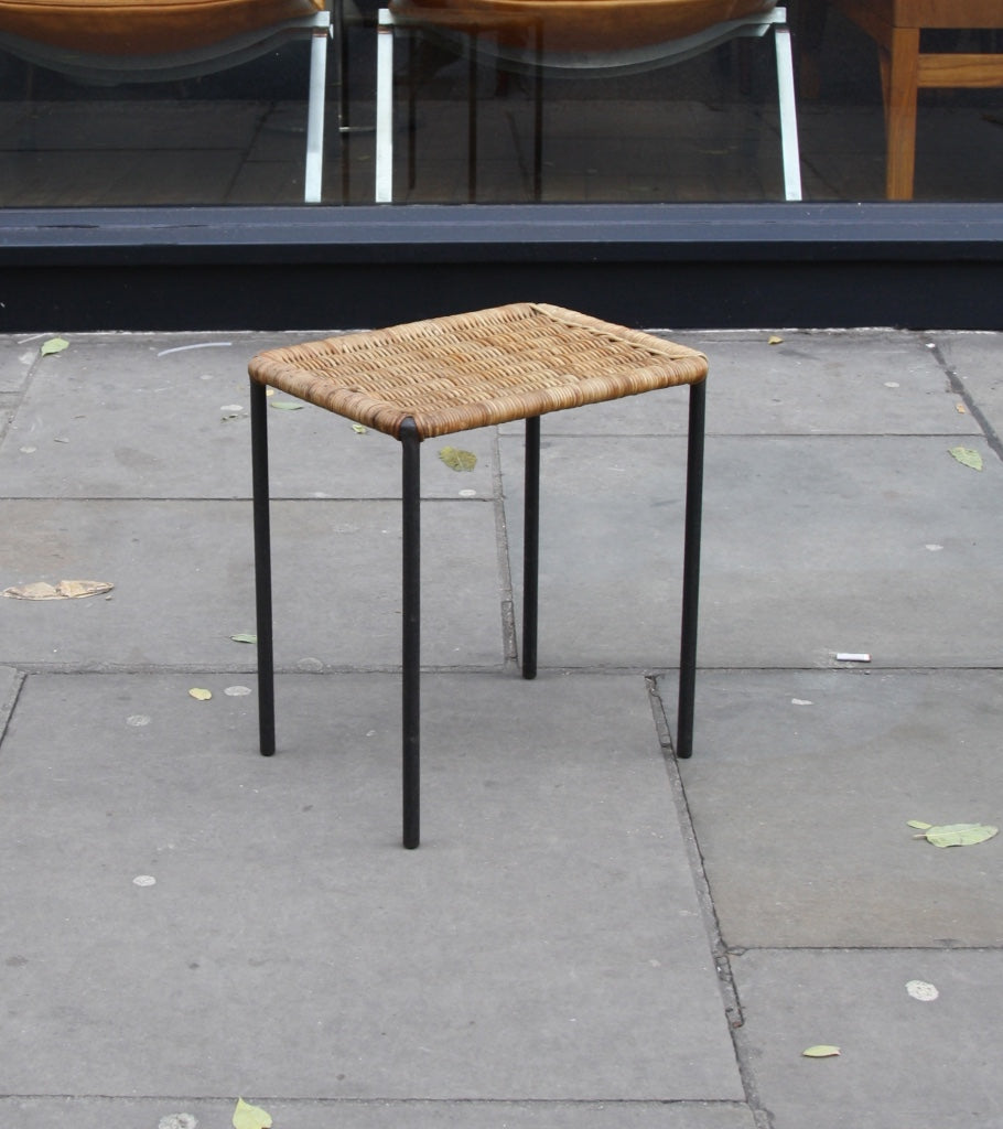 Wicker Top Side Table Carl Auböck - Image 3