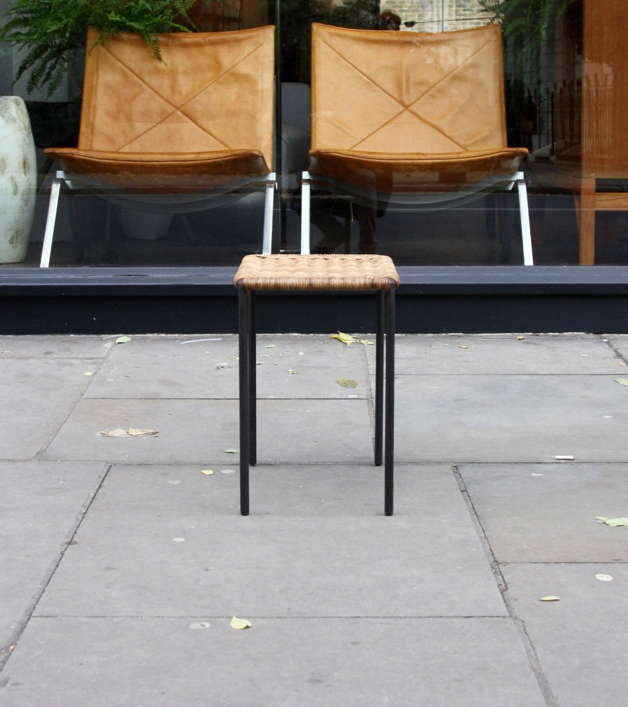 Wicker Top Side Table Carl Auböck - Image 4
