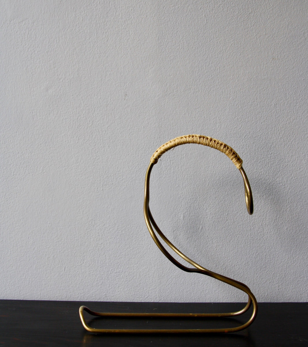 Solid Brass Wine Cradle, Carl Auböck