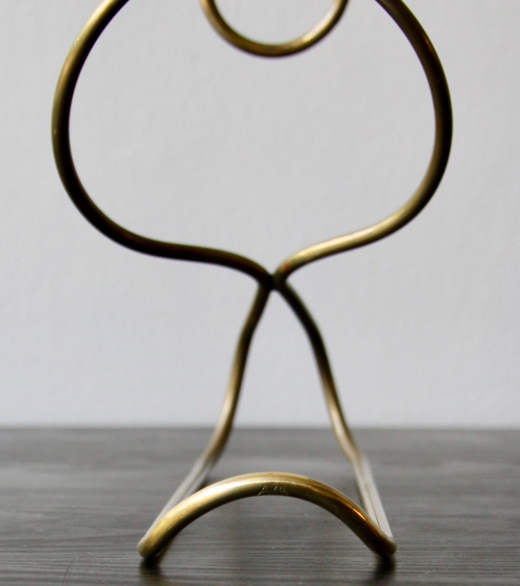 Mid-20th Century Brass Wine Cradle, Carl Auböck - Image 6